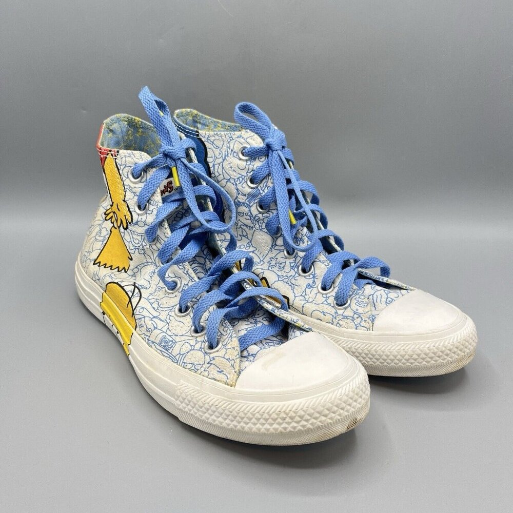 Converse x Simpsons Collaboration Hi Top Sneakers 2013 All Star Men's 7